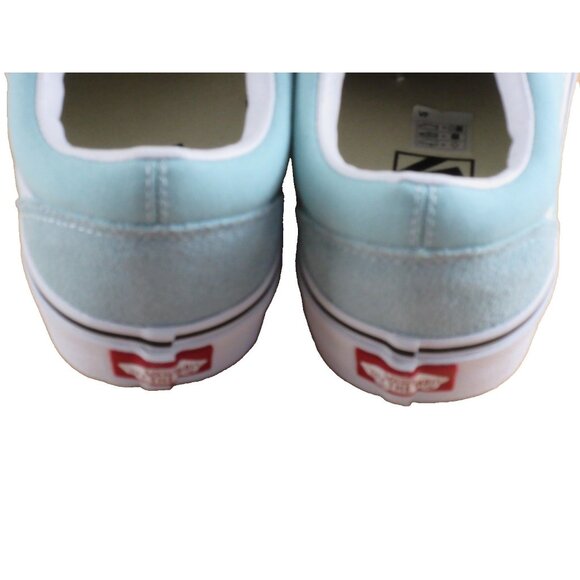 Vans Women's Old Skool Color Theory Canal Blue Canvas Suede shoes Size 9 NIB - Picture 5 of 7
